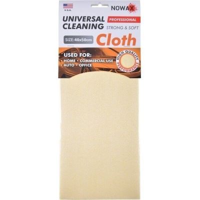 Тряпка Nowax Профессиональная для авто 40x50см. (Желтая) (NX63451)