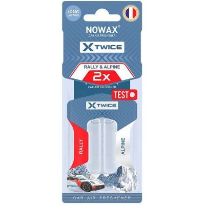 Ароматизатор воздуха Nowax с двойной капсулой X Twice - Alpine & Rally (NX00147)