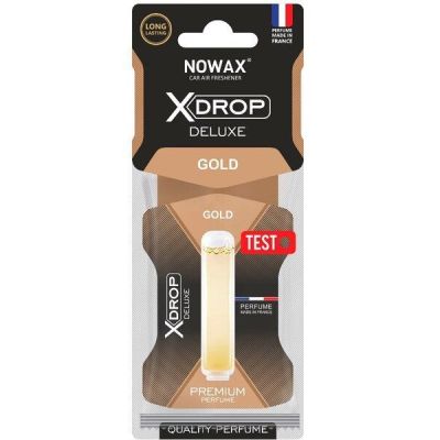 Ароматизатор воздуха Nowax Целлюлозный с капсулой X Drop Deluxe - Gold (NX00065)