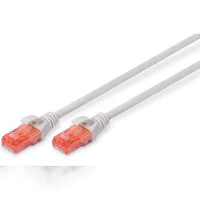 Патч-корд DIGITUS CAT 6 UTP, 1м, AWG 26/7, Cu, LSZH, белый