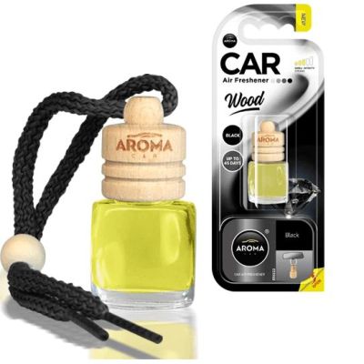 Ароматизатор воздуха Aroma Car Wood 6мл. - Black (63118) (5908241631180)