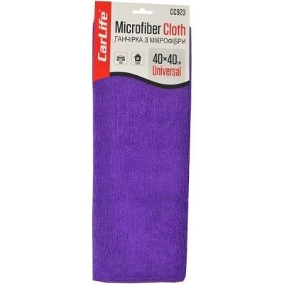 Тряпка Carlife Из микрофибры 40x40 Фиолетовая (CC923)