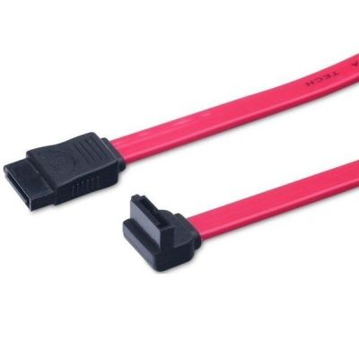 Кабель DIGITUS ASSMANN SATA L-type (F/F) угловой, 0.5m, red