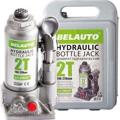 Домкрат Belauto Гидравлический (Бутылочный) 2т. 148-278мм. (DB02P)