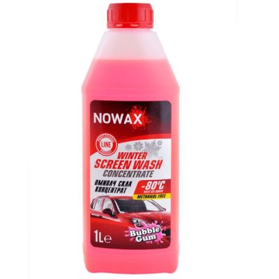 Омыватель стекла Nowax Зимний концентрат Бабл гамм Winter Screen Wash Concentrate -80°C 1л. (NX01171)