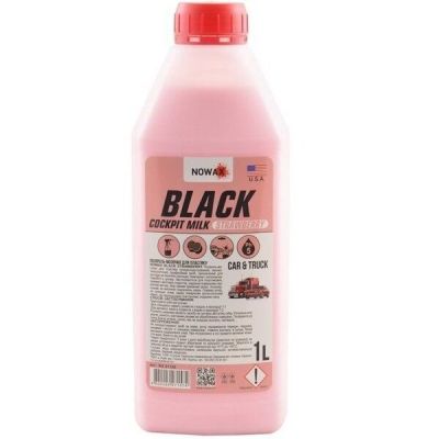 Полироль Nowax для пластика концентрат / Black Cockpit Milk / 1л. - Strawberry (NX01188)