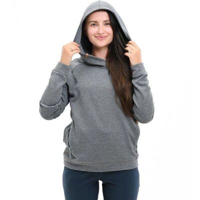 Флис женские Turbat Porto Houdi Wmn steel gray L темносерый меланж