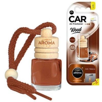Ароматизатор воздуха Aroma Car Wood 6мл. - Anti Tobacco (63117) (5908241631173)
