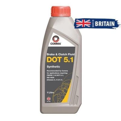 Тормозная жидкость Comma DOT-5.1 1л (BF51L)