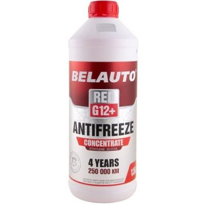 Антифриз Belauto G12+ концентрат Красный 1.5л. (AF1315)