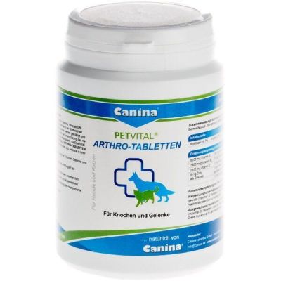 Таблетки для суставов для кошек и собак Canina Petvital Arthro-Tabl 180 шт