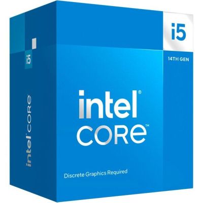 Процессор Intel Core i5-14400F 10C/16T 2.5GHz 20Mb LGA1700 65W w/o graphics Box