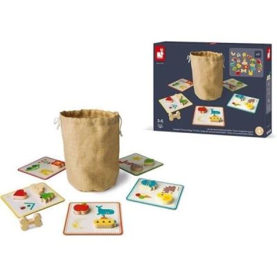 Настольная игра Janod Лото. Изучаем формы (J05318)