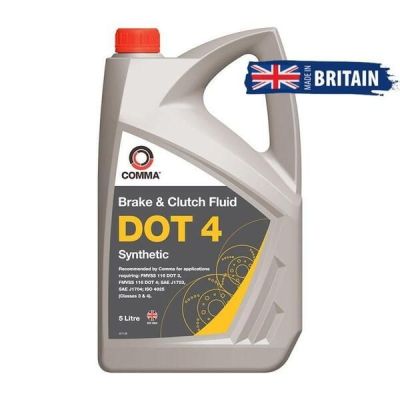 Тормозная жидкость Comma DOT-4 Brake Fluid 5л (BF45L)