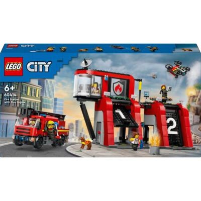 LEGO City Пожарное депо с пожарной машиной 60414