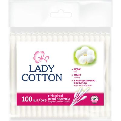 Палочки ватные Lady Cotton 100шт
