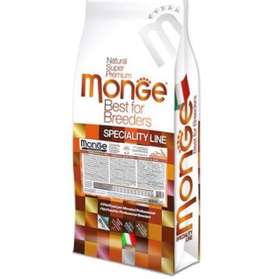 Сухой корм для собак Monge Dog All breeds Adult Light Salmon Rice лосось рис 15 кг