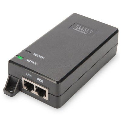 PoE-Инжектор DIGITUS PoE+ 802.3at, 10/100/1000 Mbps, Output max. 48V, 30W (DN-95103-2)