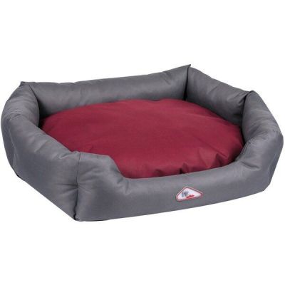 Лежак для собак и кошек Pet Fashion "BOSPHORUS" 1 60х53х18см Серо-малиновый