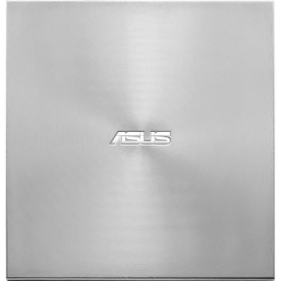 Внешний оптический привод ASUS SDRW-08U9M-U DVD+-R/RW USB2.0 EXT Ret Slim Silver (90DD02A2-M29000)
