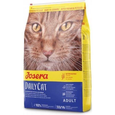 Сухой корм для кошек Josera Adult DailyCat беззерновой, с птицей, бататом и травами, 2 кг