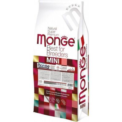 Сухой корм для взрослых собак маленьких пород Monge Dog Mini Adult со вкусом курицы и риса 15 кг