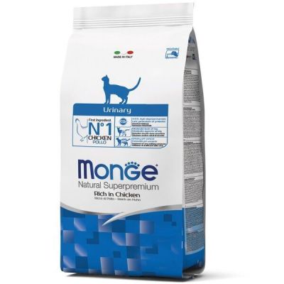 Сухой корм для кошек Monge Cat Urinary профилактика мочекаменной болезни,со вкусом лосося и риса 5 кг