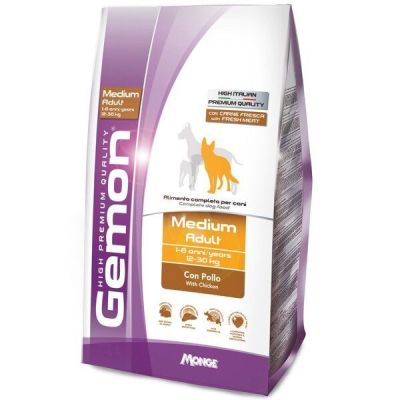 Сухой корм для собак Gemon Dog Medium adult курица с рисом 3 кг