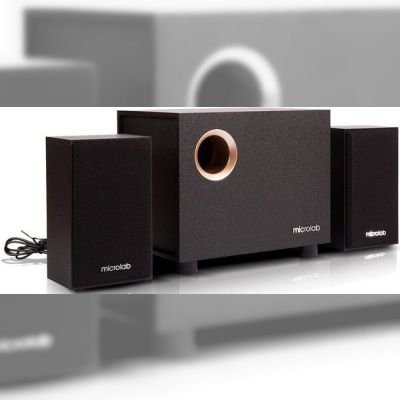 Акустическая система 2.1 Microlab M-105R black (M-105R)
