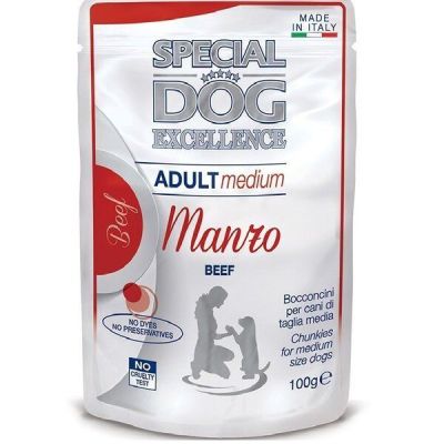 Влажный корм для собак Monge Spesial dog Exellence Medium говядина 100 г
