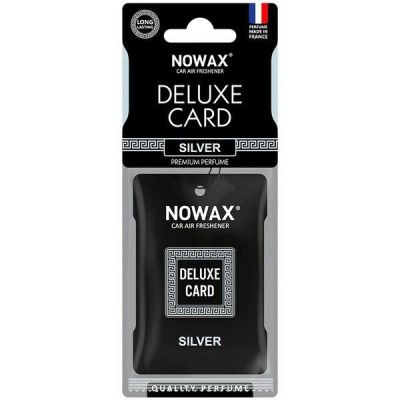 Ароматизатор воздуха Nowax Целлюлозный Deluxe Card 6г. - Silver (NX07732)