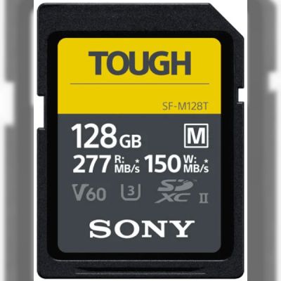 Карта памяти Sony SDXC 128GB C10 UHS-II U3 V60 R277/W150MB/s Tough (SFM128T.SYM)