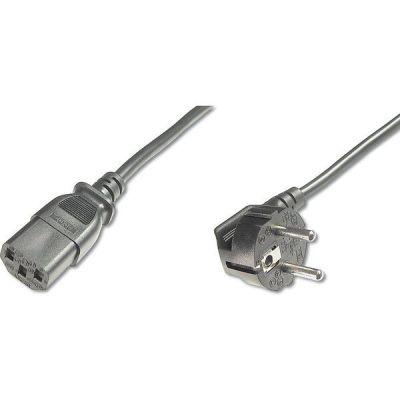 Сетевой шнур Digitus (Schuko90/M - C13/F) 5.0m, black (AK-440100-050-S)