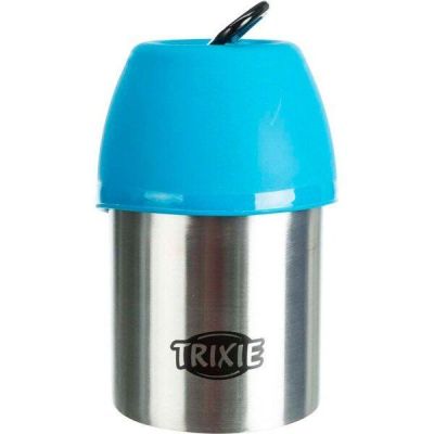 Поилка дорожная Trixie для собак металлическая 0,3л