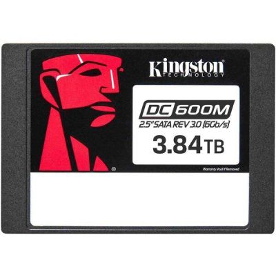 Накопитель SSD Kingston 2.5" 3.84TB SATA DC600M (SEDC600M/3840G)