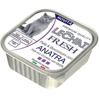 Влажный корм для кошек Monge "Lechat Fresh" с уткой 0,1кг