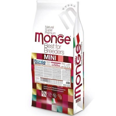 Корм Monge Puppy and Junior Mini Agnello сухой с ягненком для щенят и юниоров малых пород 15 кг