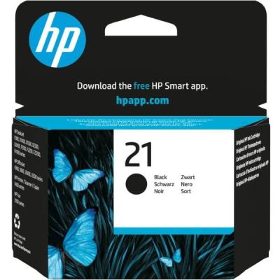 Картридж струйный HP No.21 black, 5ml (C9351AE)