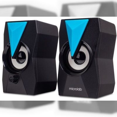 Акустическая система 2.0 Microlab B-22, USB, Black (B-22)