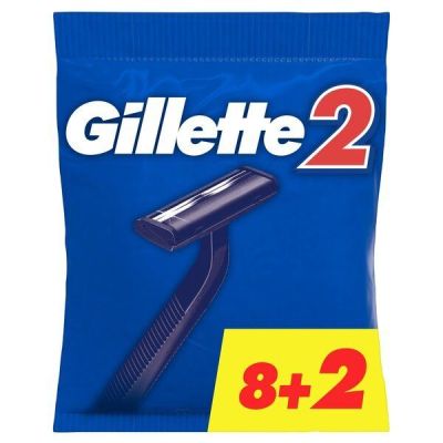 Бритва без сменных картриджей Gillette 2 10шт