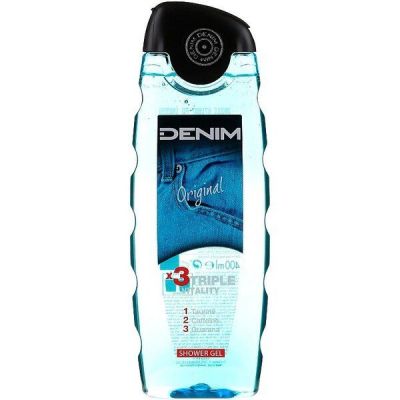 Гель для душа Denim Original тройная жизненная сила 400мл
