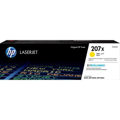 Картридж лазерный HP 207X CLJ M282/M283, M255dw/M255nw Yellow (W2212X)