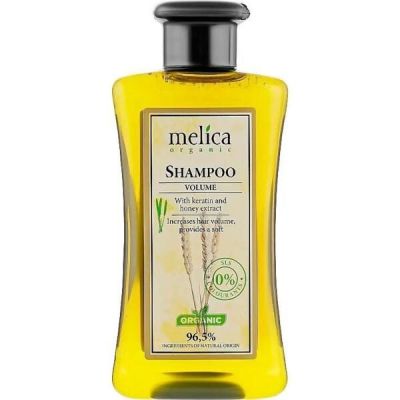 Шампунь Melica Organic Здоровый блеск с протеинами пшеницы и экстрактом алоэ, 300 мл