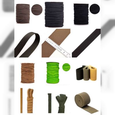 Різна швейна резинка та стрічка гуртом