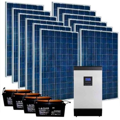 Сучасна автономна сонячна станція на 3 кВт у зборі із доставкою