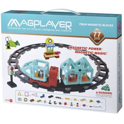 Конструктор Magplayer Поезд 77 эл. (MPH2-77)