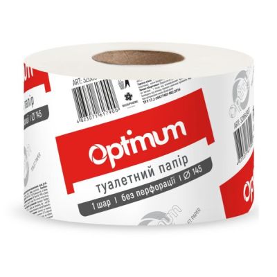 Туалетная бумага PRO service Optimum однослойная 100м
