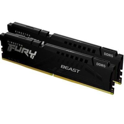 Память ПК Kingston DDR5 32GB KIT (16GBx2) 5600 FURY Beast Black EXPO (KF556C36BBEK2-32)