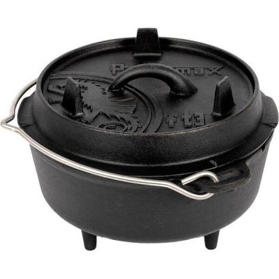 Котел-жаровня чугунная Petromax Dutch Oven ft3 на ножках 1,6 л