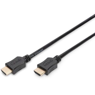 Кабель HDMI DIGITUS AK-330107-020-S UHD 4K, w/Ethernet, type A M/M, 2 m